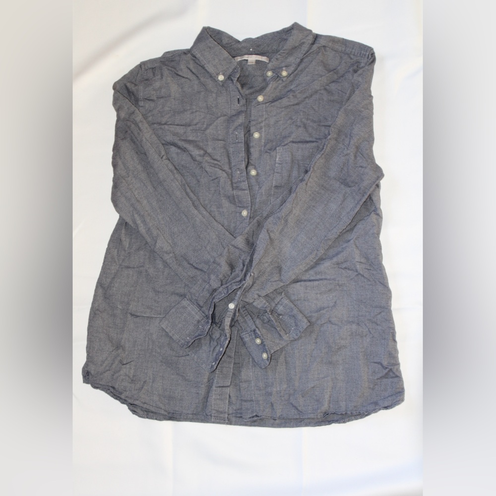 GAP Charcoal Button-Up Shirt